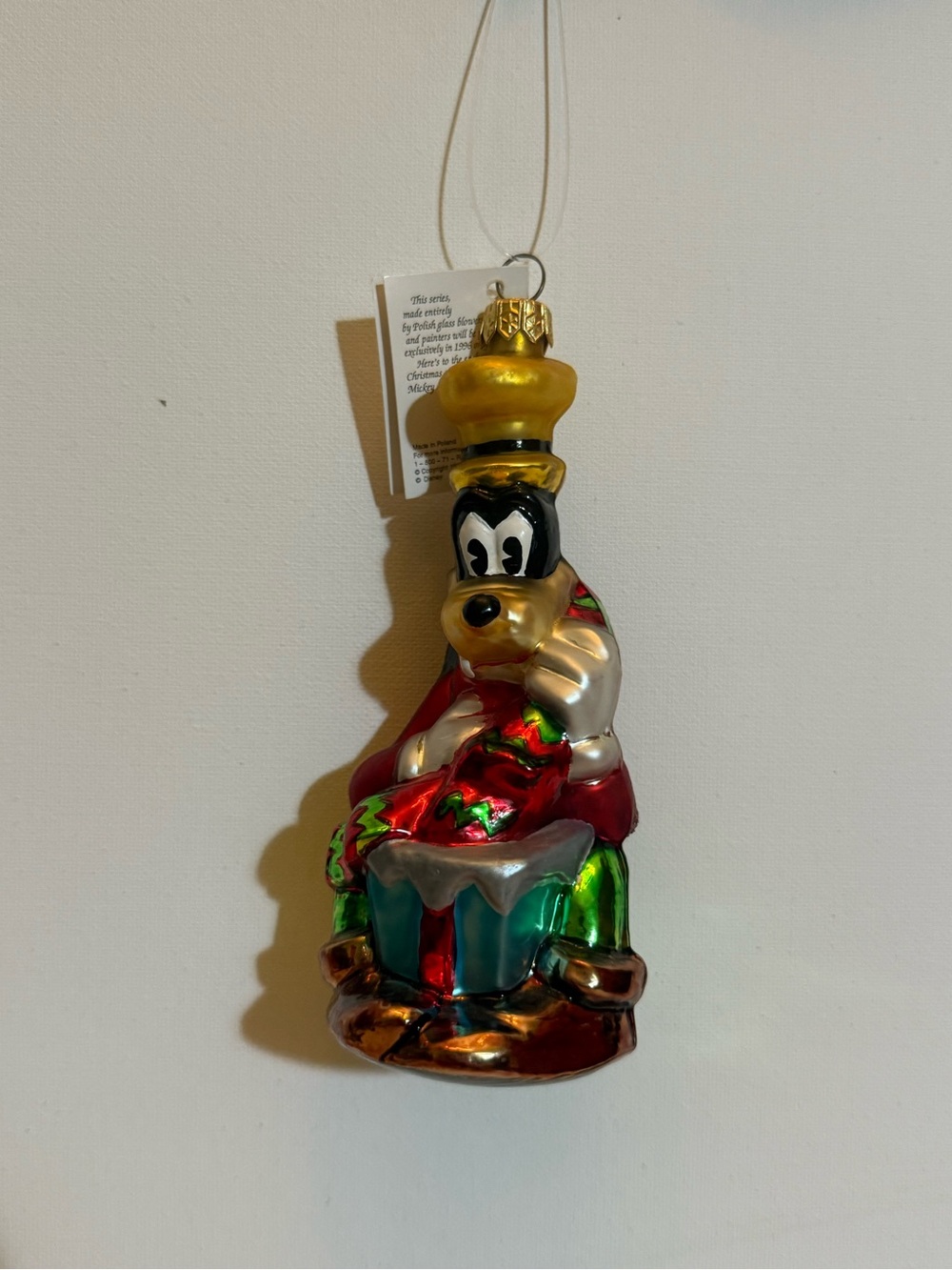 1996 Christopher Radko "A Goofy Surprise" Disney Ornament - No Box